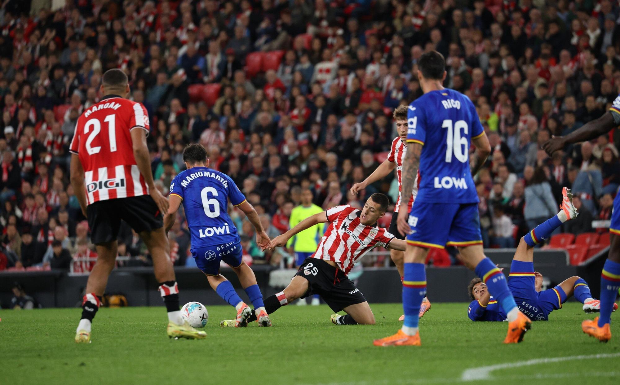 El Athletic-Getafe, en imágenes
