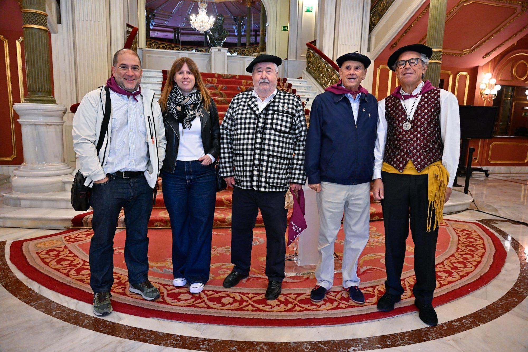Luis Arbiol, Janire Tovisco, Moisés San Pelayo, Carlos Acero y Jon Ander Etxebarria.