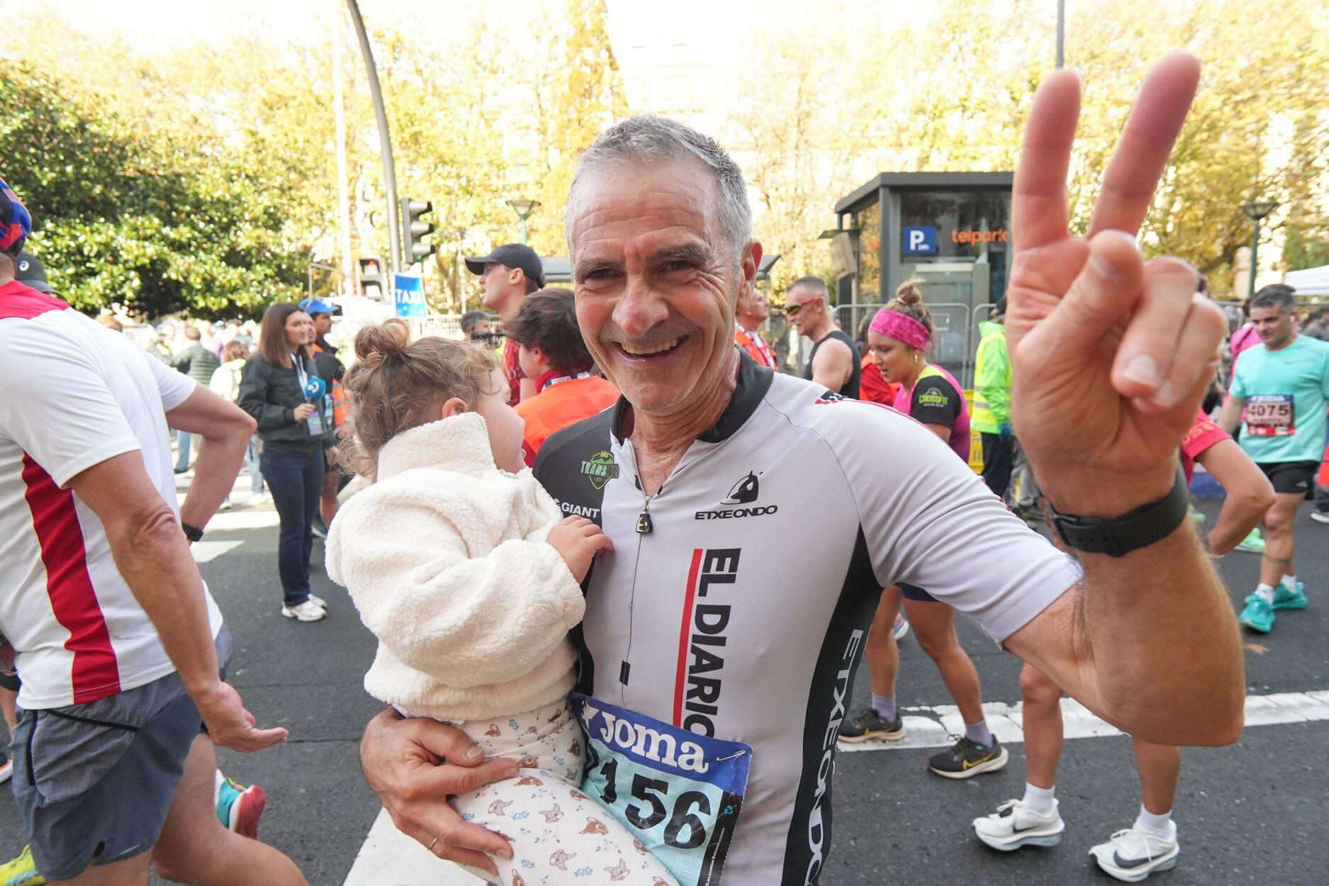 Los últimos metros de la Behobia