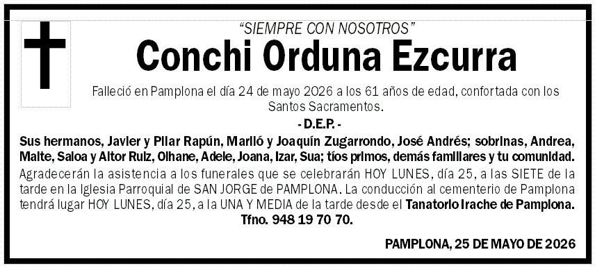 Conchi Orduna Ezcurra