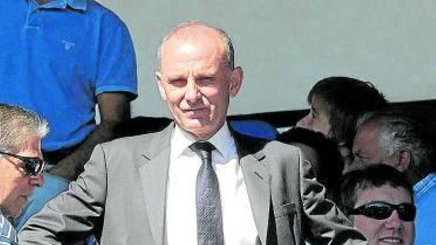 Ángel Martín González, en un partido en El Sadar.