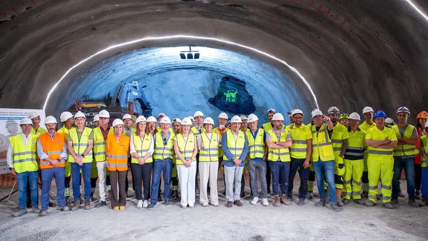 Momento clave en las obras de Belate: las dos bocas del túnel ya están conectadas