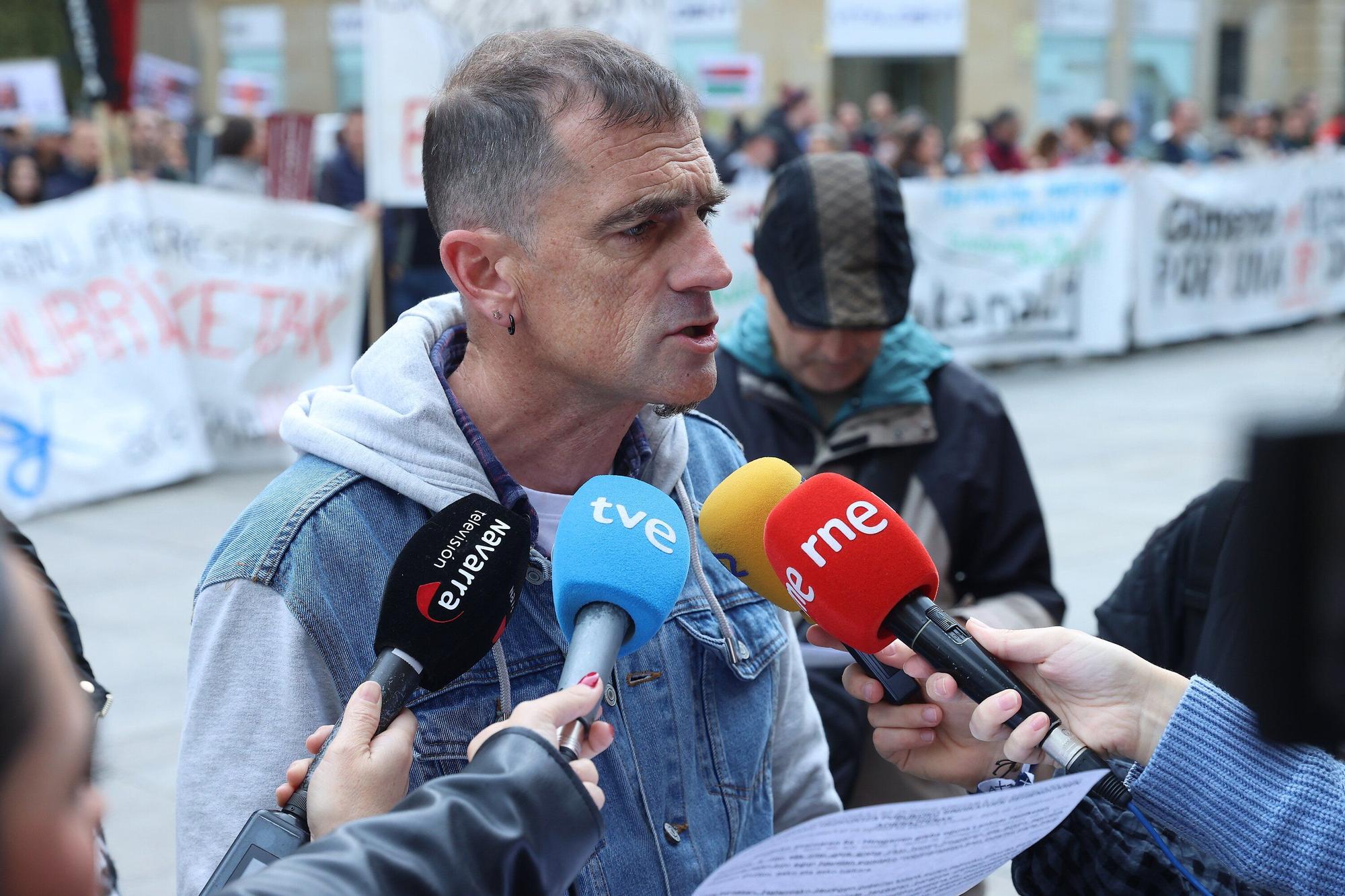 Fotos de la tercera jornada de huelga en la FP de Navarra