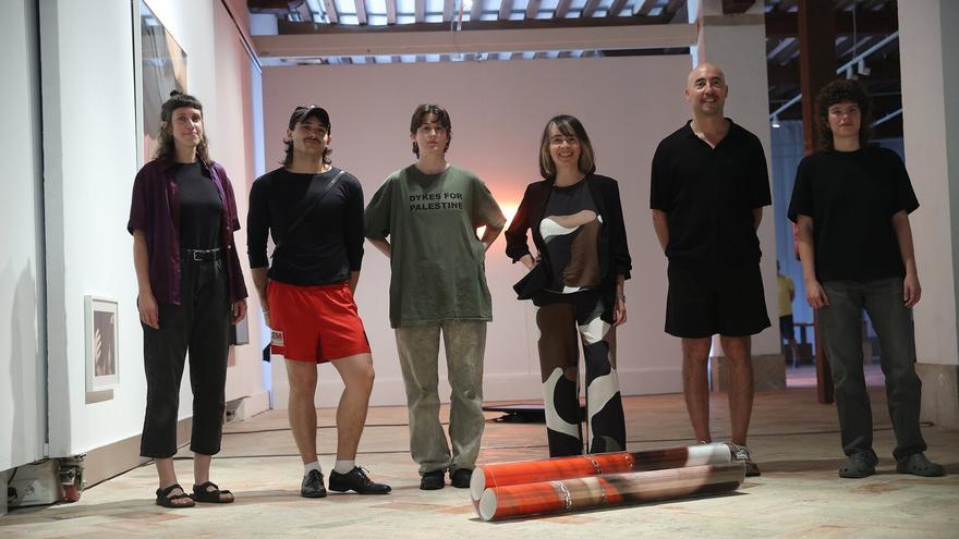 Fotos de la exposición de las Ayudas a las Artes Plásticas y Visuales 2025