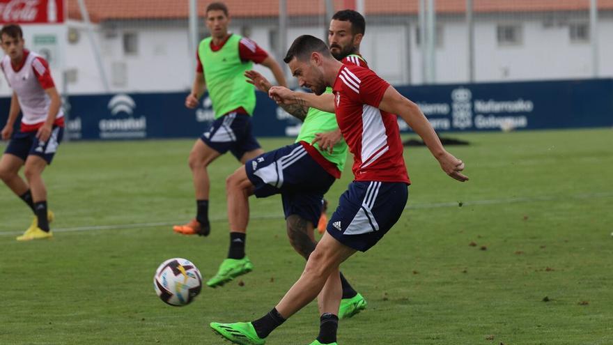 Osasuna vuelve al trabajo sin Moi Gómez