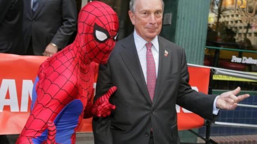 El alcalde de Nueva York se alía con Spiderman