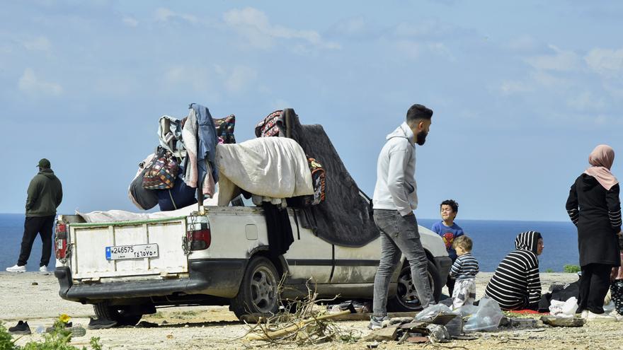 Casi 84.000 desplazados tras tres días de ofensiva aérea israelí contra el Líbano