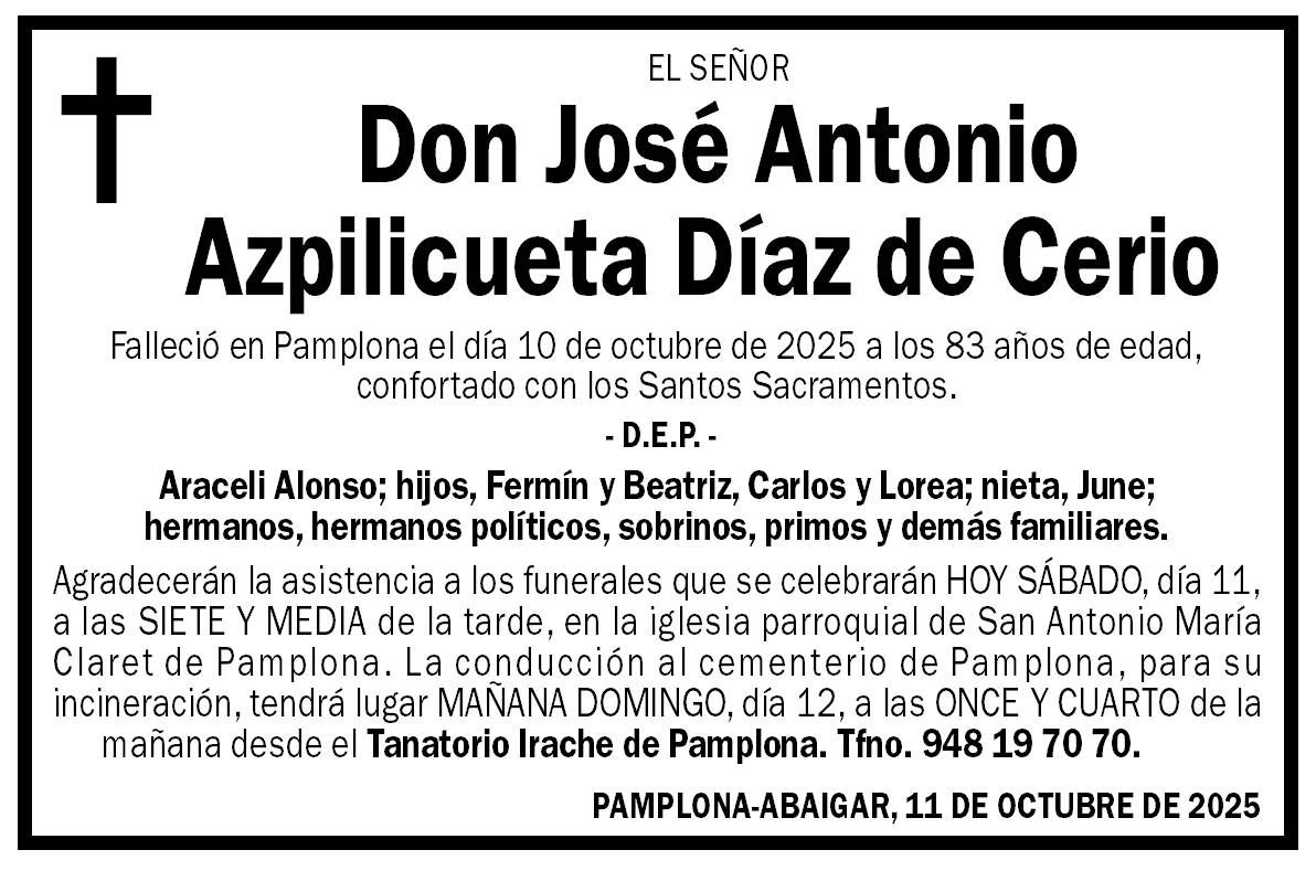 José Antonio Azpilicueta Díaz de Cerio