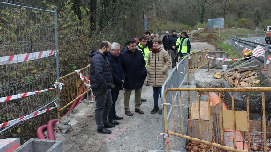 El colector de Antzuola y el bidegorri hasta Bergara, listos para febrero