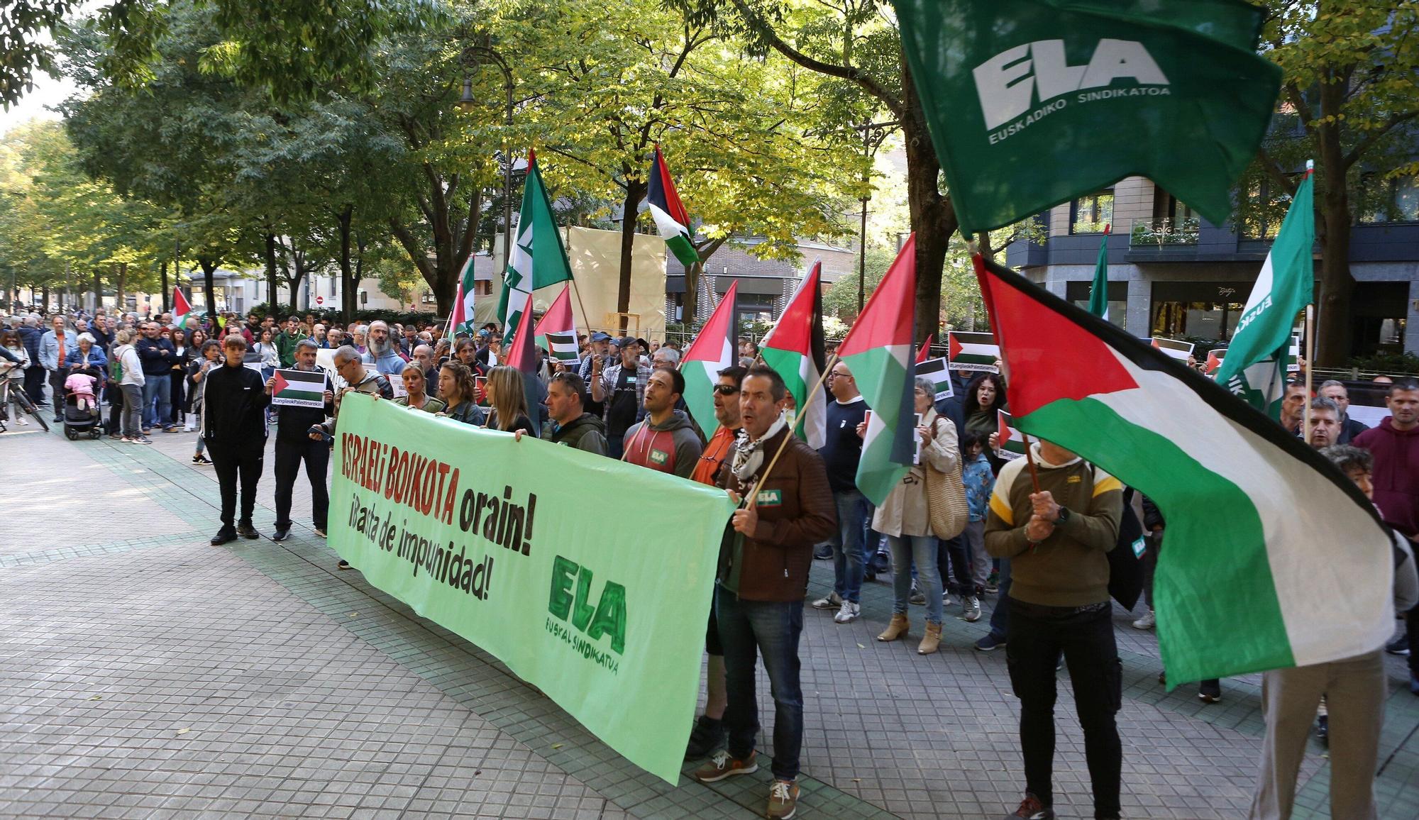 Huelga y paros en solidaridad con Palestina durante este miércoles en Navarra