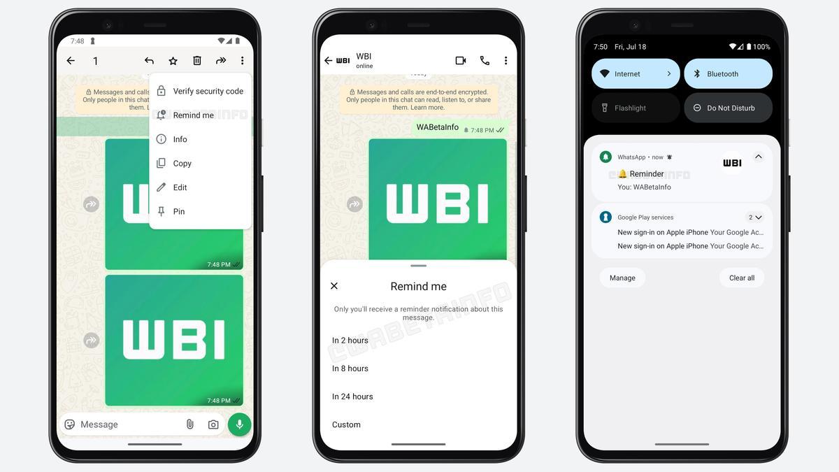 Estos son los pasos para activar la función &#039;Recuérdame&#039; en la versión beta de la nueva función.
