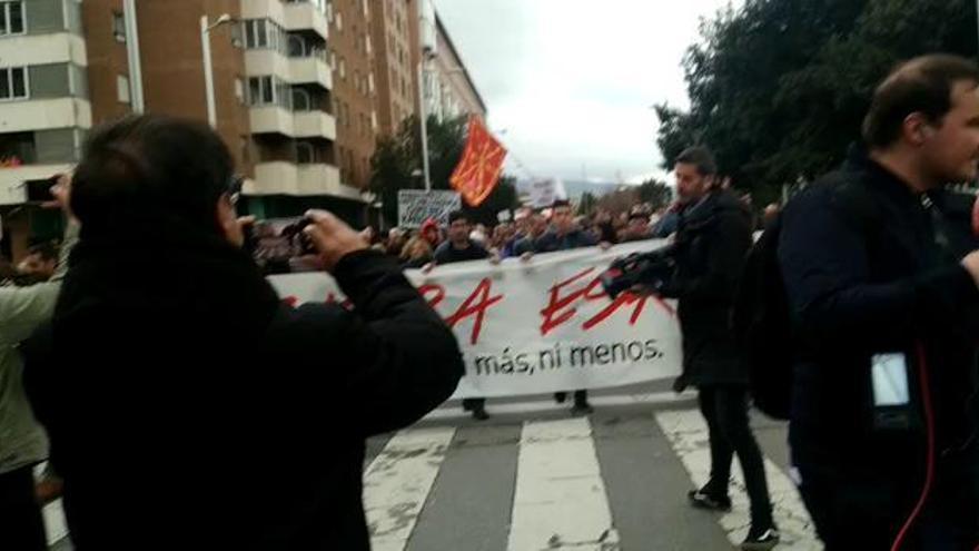 Manifestación por el derecho a estudiar en euskera