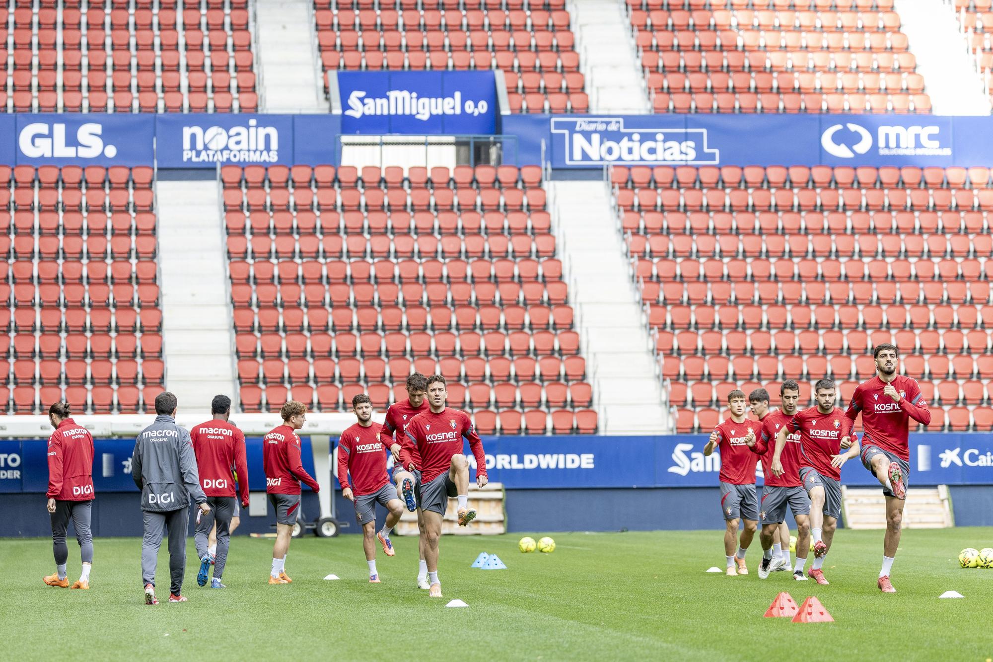 Fotos del entrenamiento de Osasuna de este 6 de noviembre