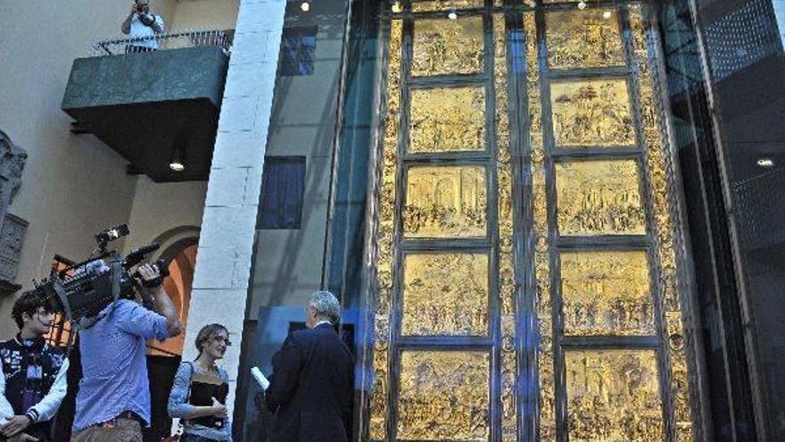 La puerta de Ghiberti en su localización actual.