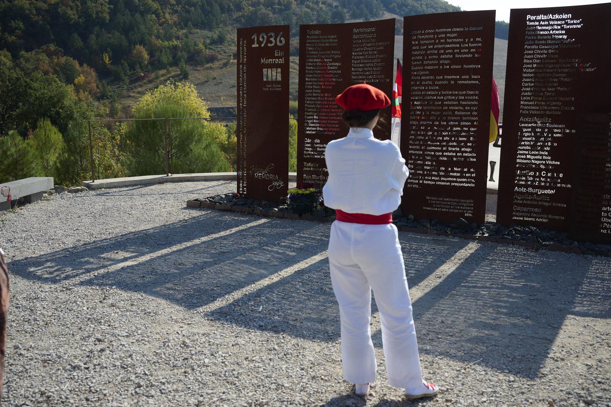 Homenaje anual en la Tejería de Monreal a las personas asesinadas en 1936
