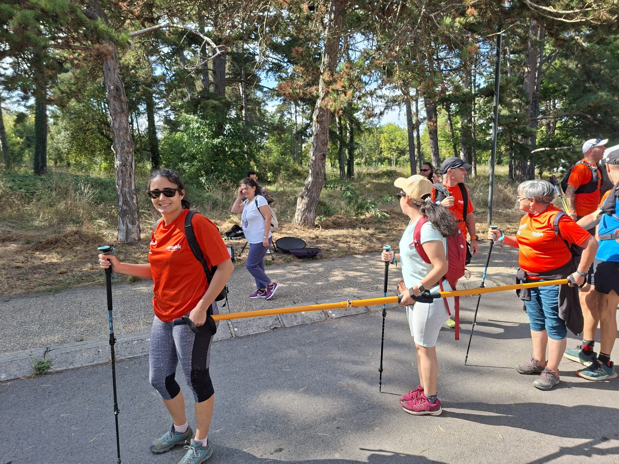 En imágenes: Reto en Olarizu con Montes Solidarios