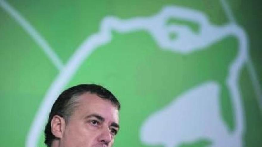 El presidente del EBB, Iñigo Urkullu, durante un acto reciente.