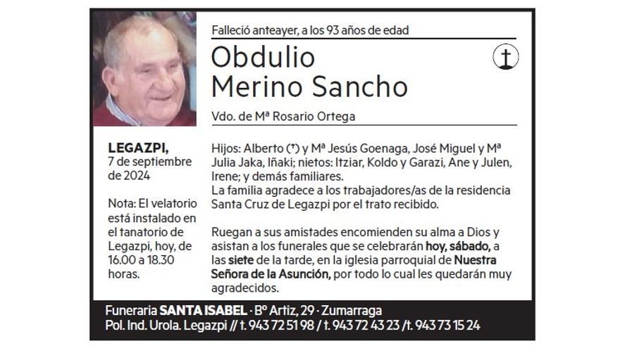 Obdulio Merino Sancho