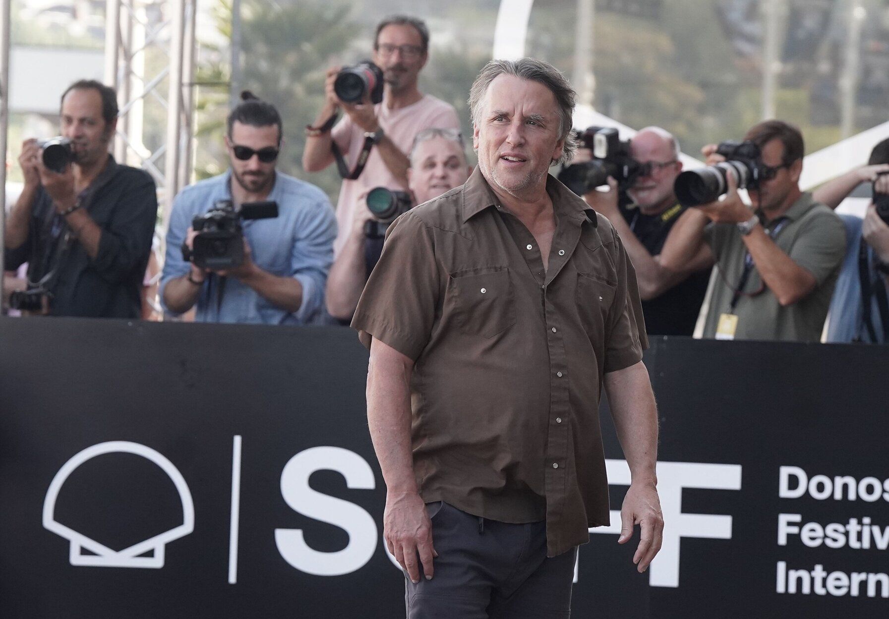 El director y guionista de cine Richard Linklater, en el Zinemaldia