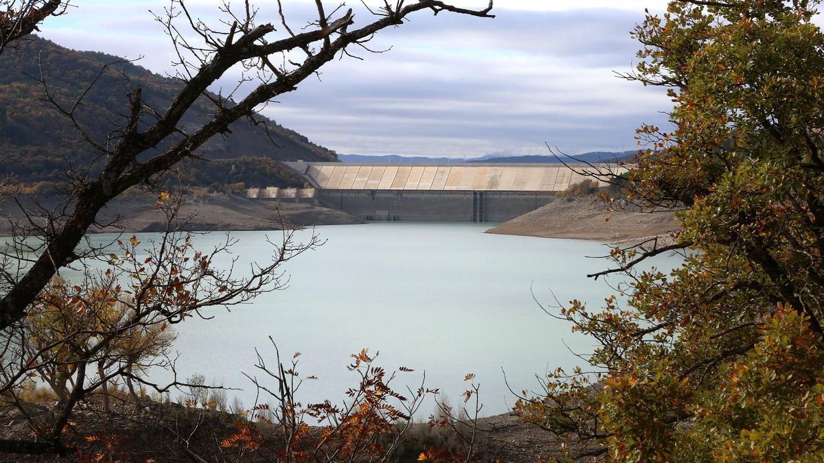Estado del embalse de Yesa en noviembre