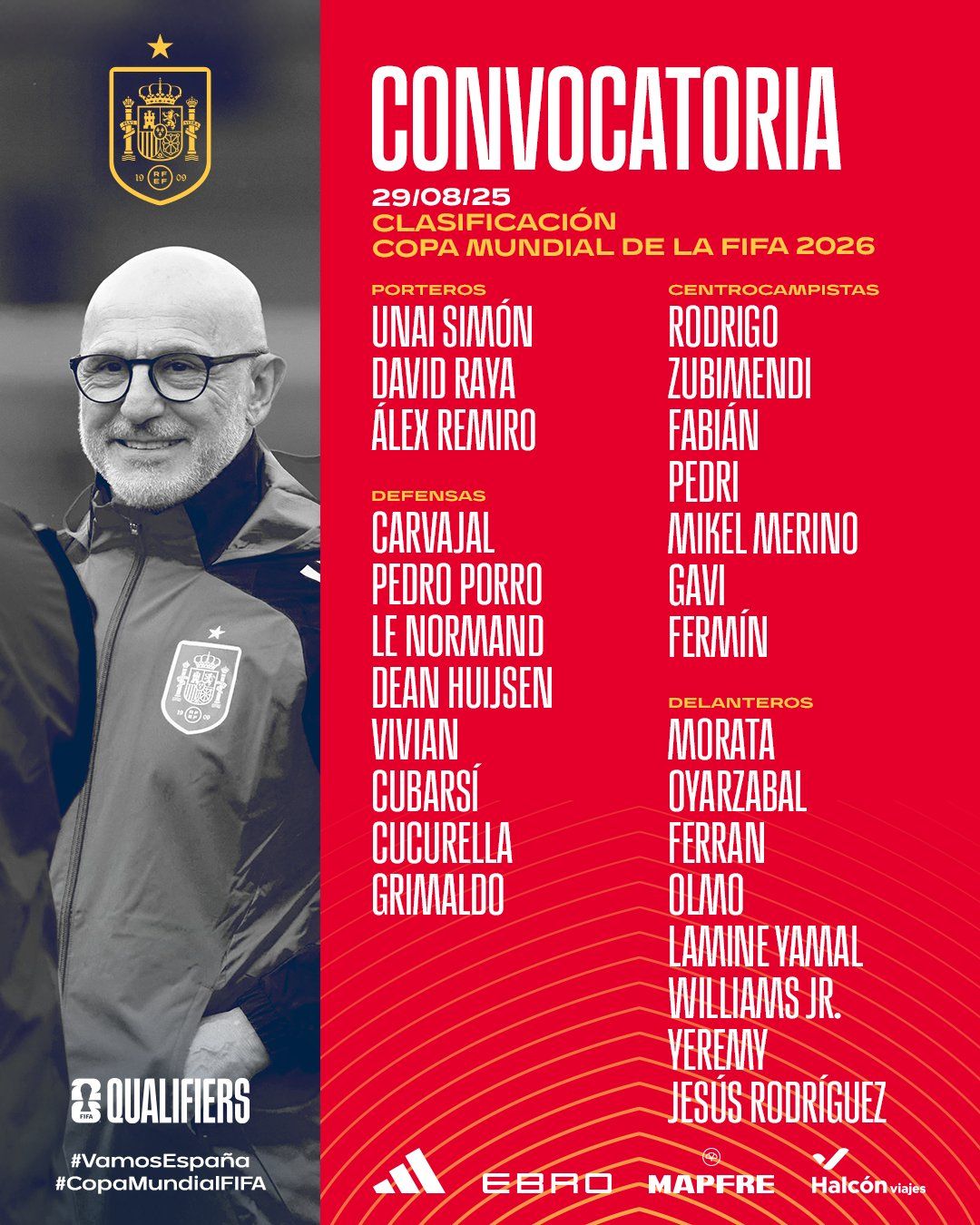 La lista de De la Fuente.