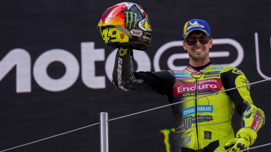 Di Giannantonio destaca en un día que nadie quiere vivir en MotoGP