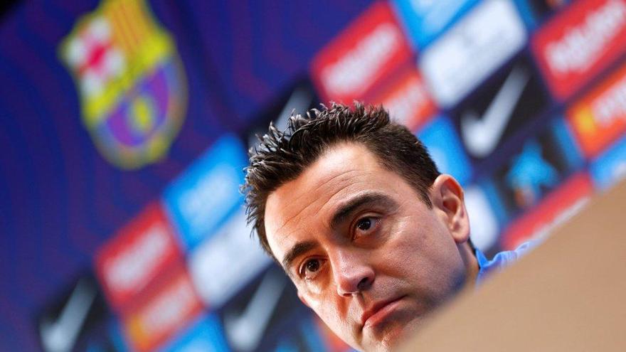 El entrenador del FC Barcelona, Xavi Hernández