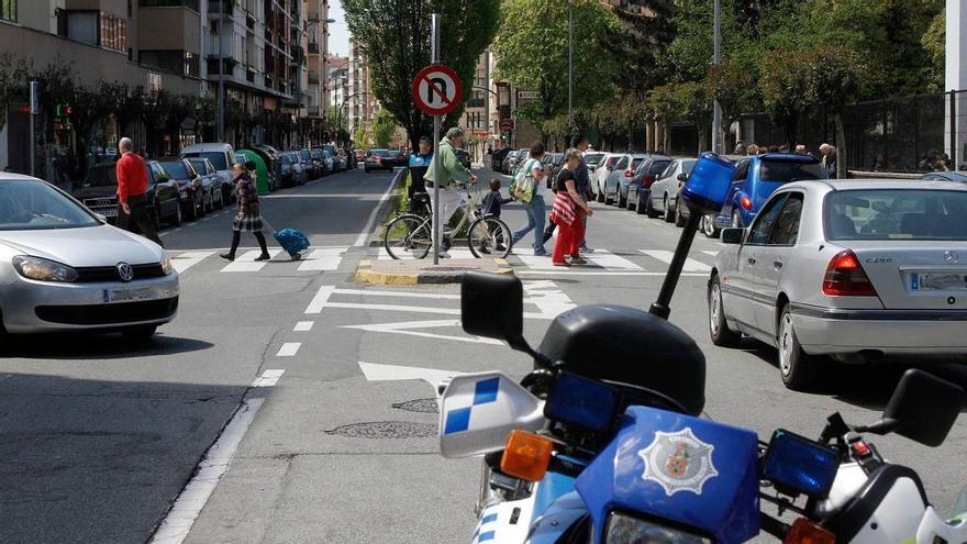 Herido en una colisión por alcance en la Ronda de las Ventas de Burlada