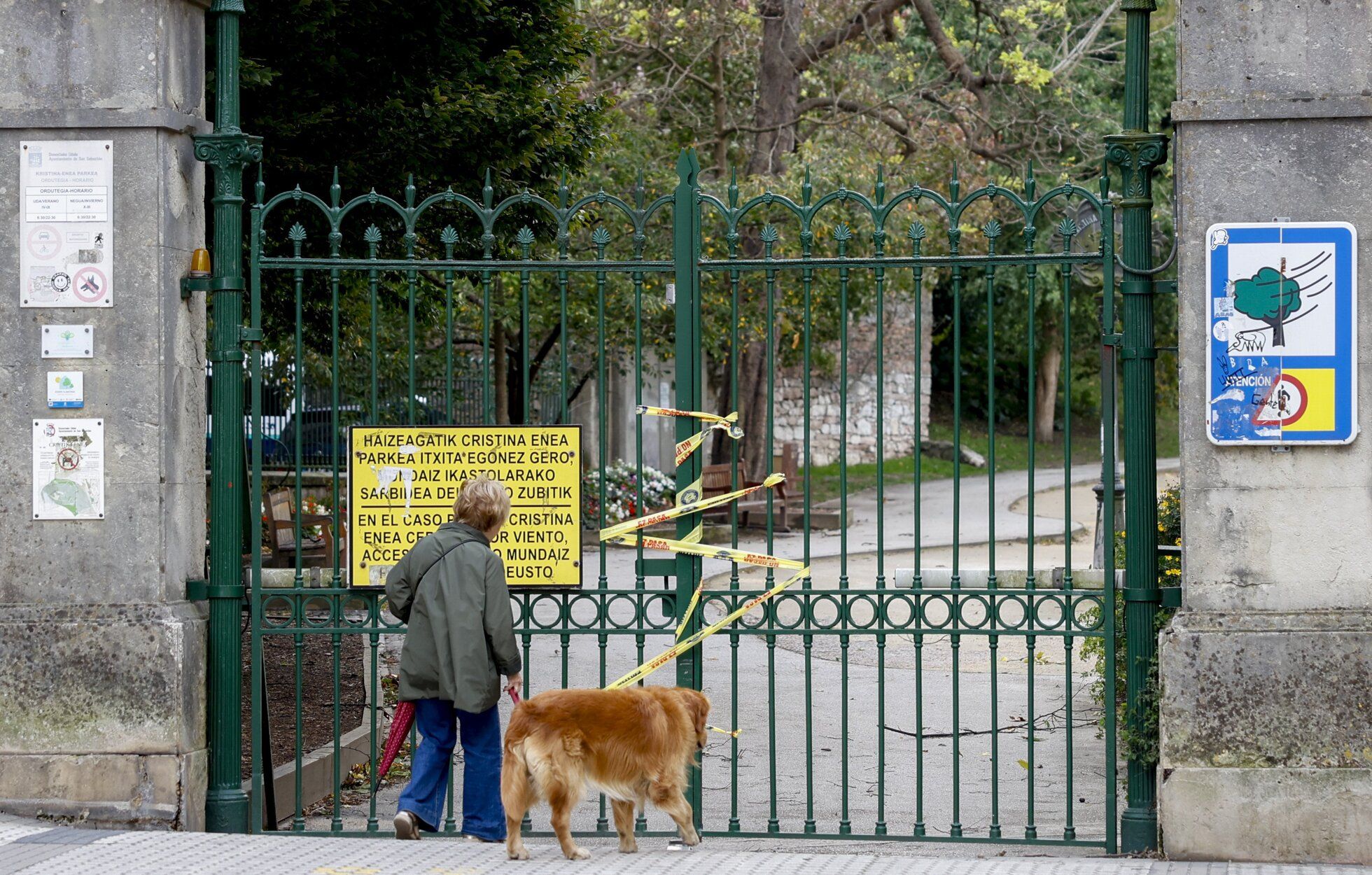 El efecto de la borrasca Benjamín en Donostia