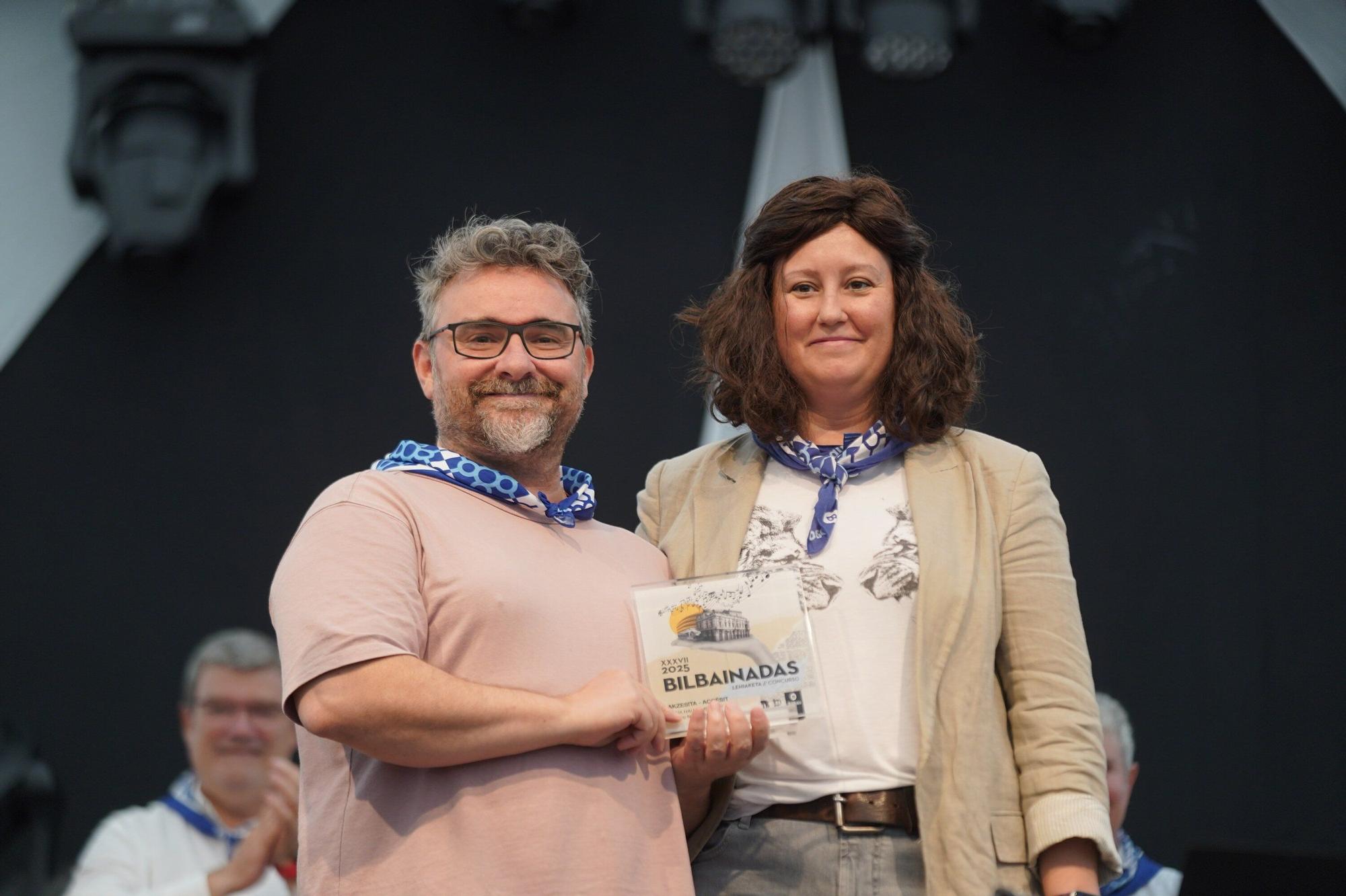 En imágenes: La entrega de premios de las bilbainadas