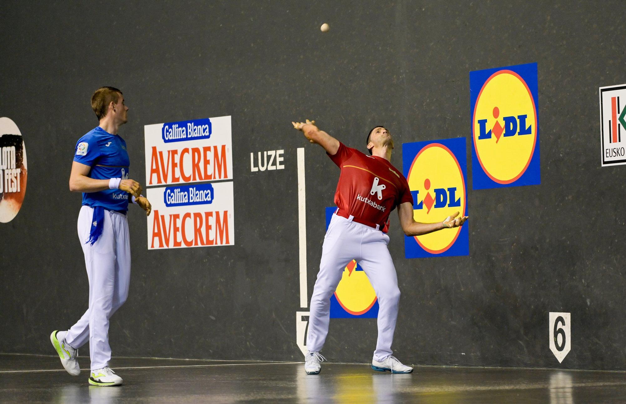 Larrazabal-Mariezkurrena II superan a Laso-Albisu en la tercera jornada del Campeonato de Parejas.
