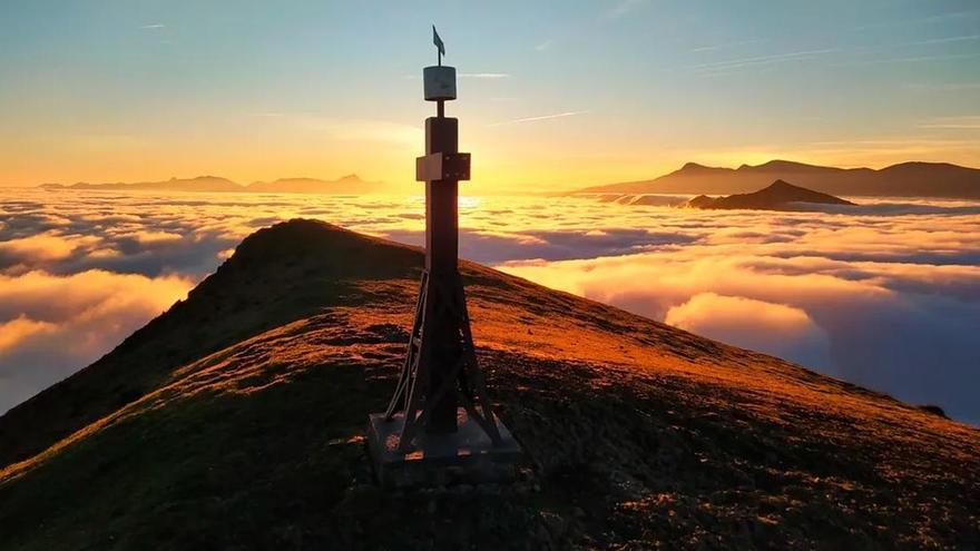 Amanecer desde Goikogane, rincón favorito de Laudio