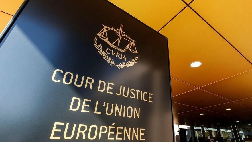 Entrada de la sede del Tribunal de Justicia de la UE