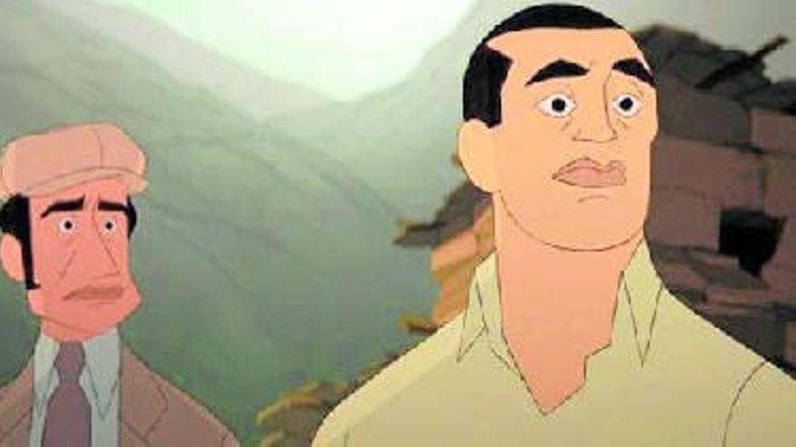 Fermín Solís y Luis Buñuel son los protagonistas de ‘Buñuel en el laberinto de las tortugas’.