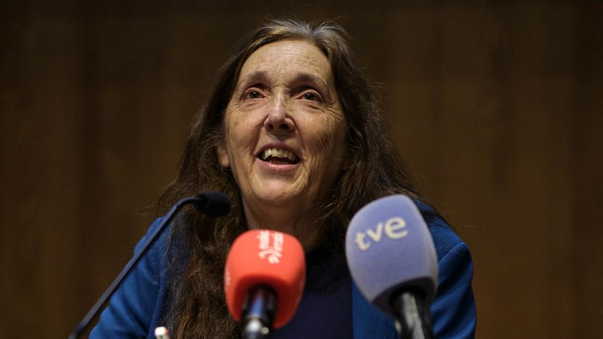 Blanca Oria, durante la presentación del FAN.