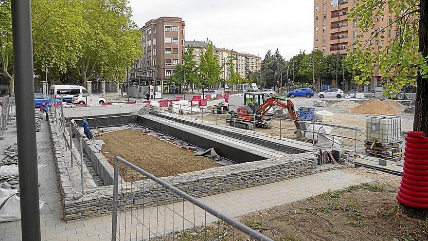 Las obras se intensifican en Vitoria en la recta final de la reforma de Los Herrán