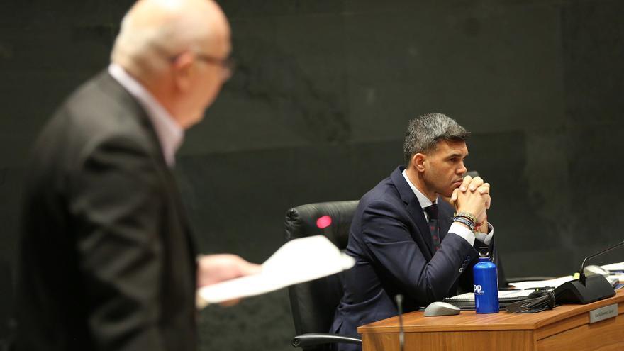 Fotos del pleno del Parlamento de Navarra de este 6 de noviembre