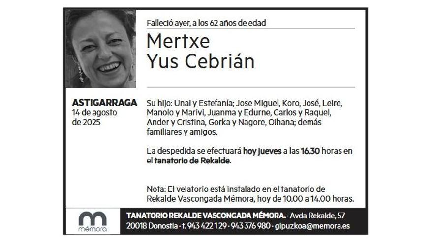 MERTXE YUS CEBRIAN