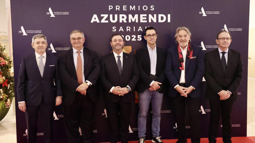 José Luis Bengochea, de Jolben, y Julio Sampedro, de Forza Herramientas, &#039;Premios Azurmendi 2025&#039;
