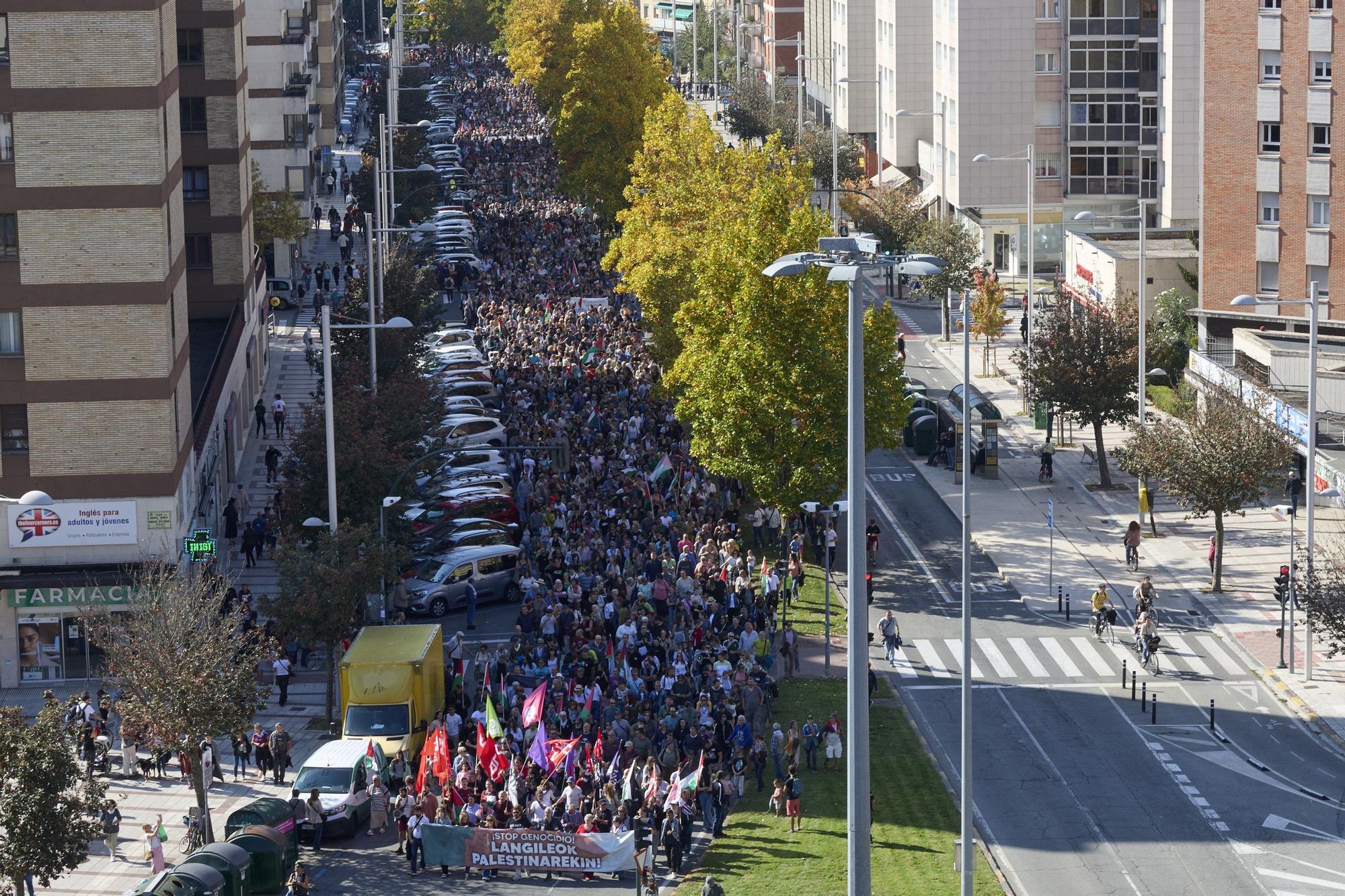Huelga y paros en solidaridad con Palestina durante este miércoles en Navarra