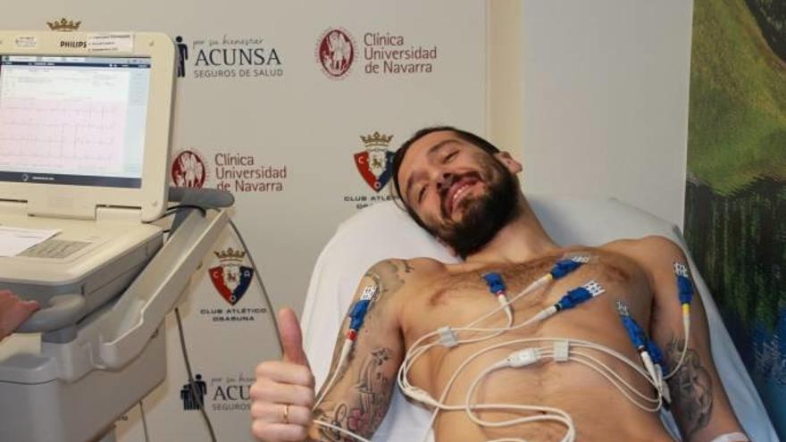 Vujadinovic se somete a las pruebas médicas