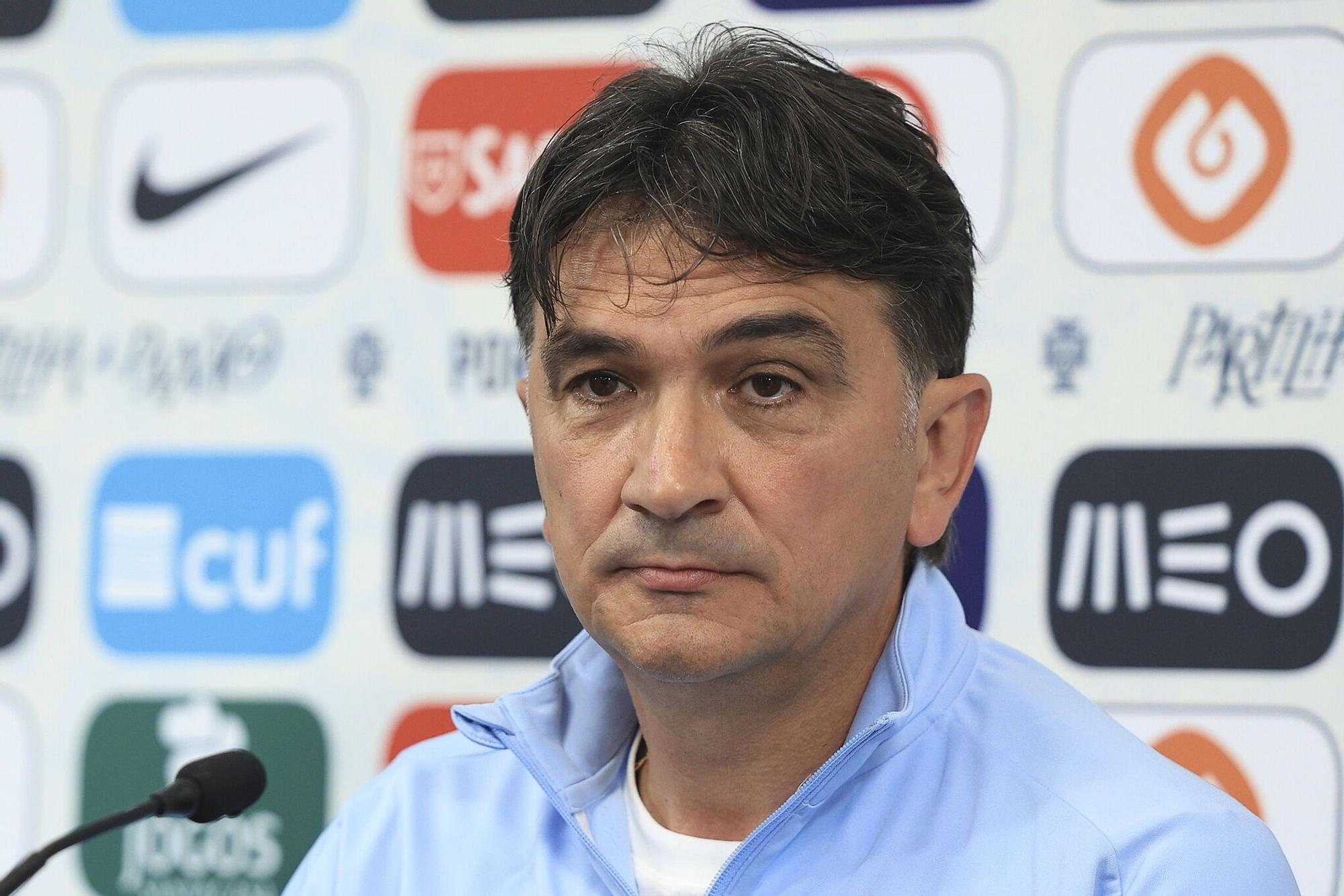 Dalic, durante una rueda de prensa