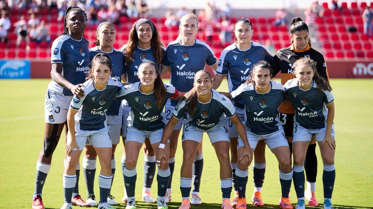Once inicial de la Real en Granada.