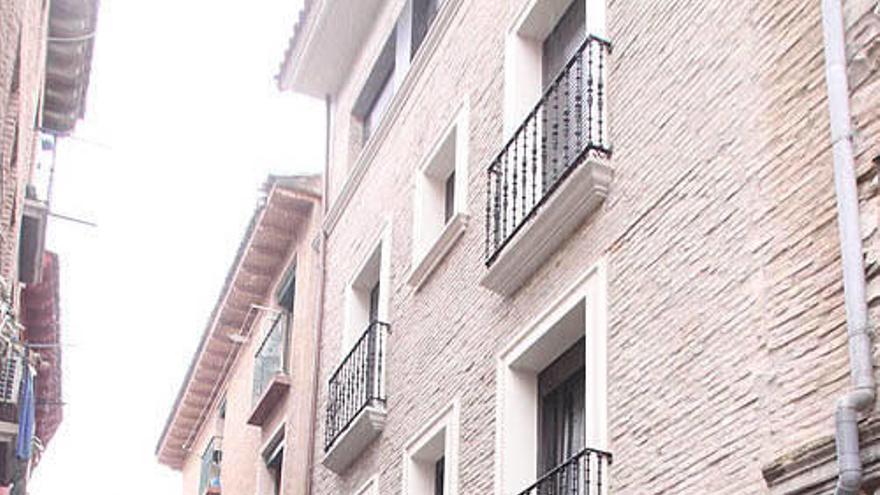 Edificio de la calle Verjas, en Tudela, nominado al premio.