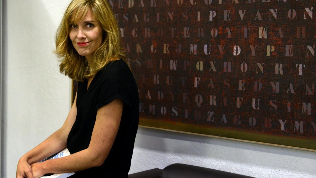 La escritora ondarrutarra Leire Bilbao, nacida en 1978.