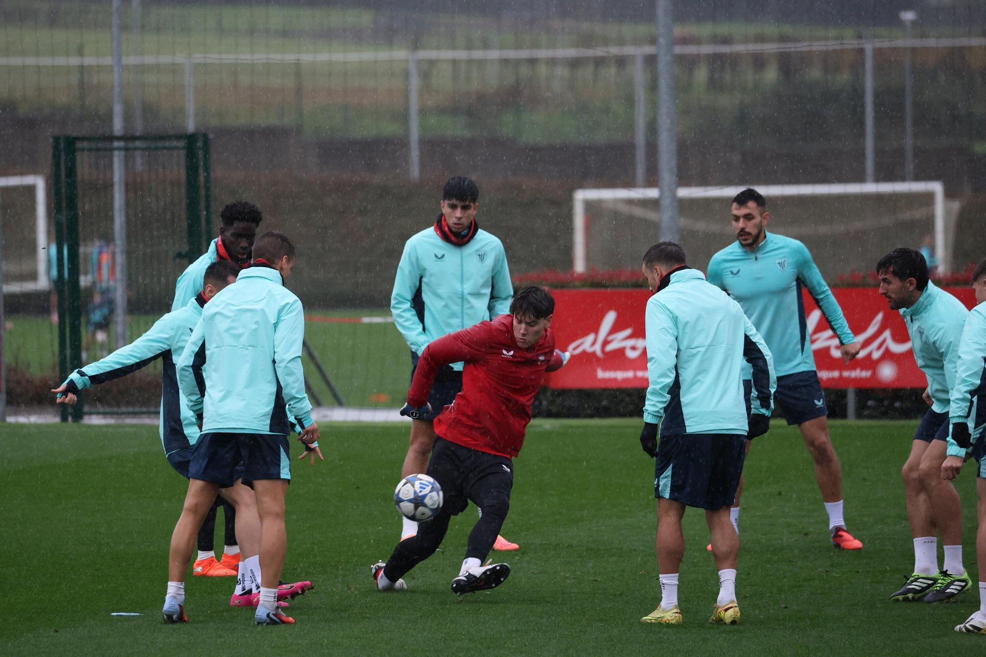 Entrenamiento del Athletic en Lezama