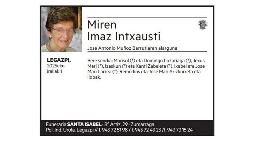 Miren Imaz Intxausti