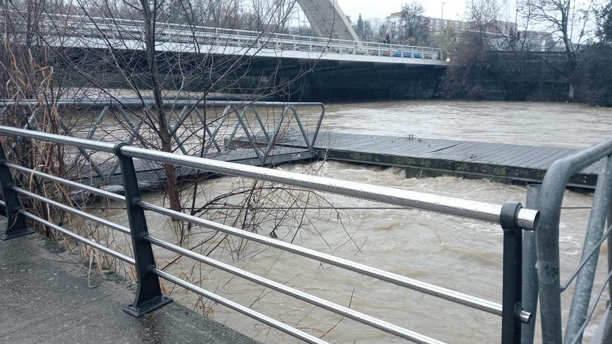 El caudal del río Arga por Oblatas