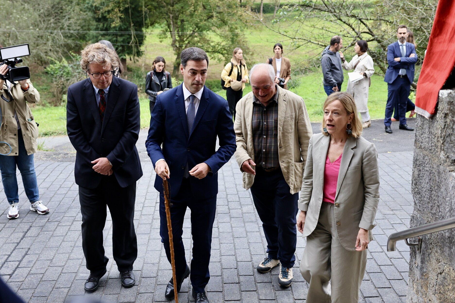Xabier Ezeizabarrena, Imanol Pradales, Xabier Olano y Eider Mendoza