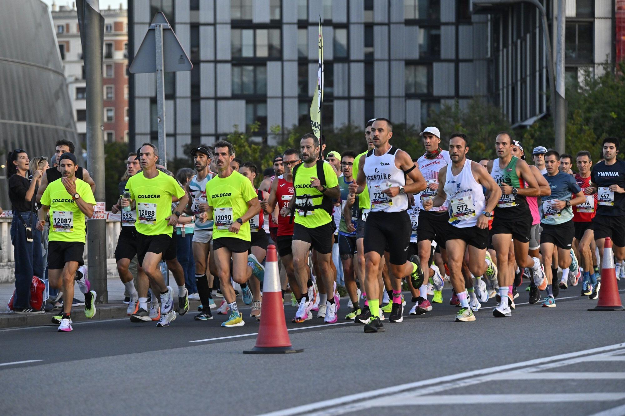 El Bilbao Night Marathon, en imágenes